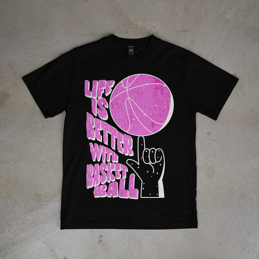 PYOW “Life Is Better With Basketball” Tee